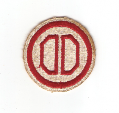 WWII Patch 31st Division White Boarder Variant