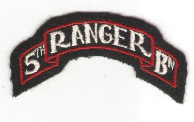 Items For SALE Area-- WWII 5th Ranger Scroll