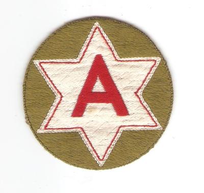 WWII era 6th Army Patch Theater Made
