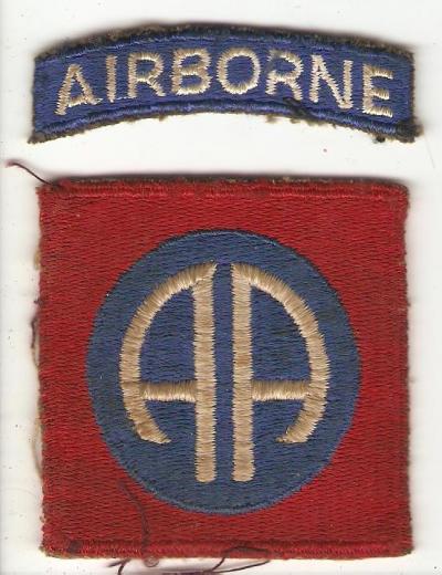 WWII 82nd Airborne Division & Tab