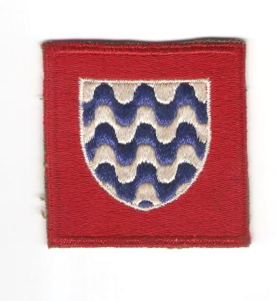 WWII 15th Army Group Patch White Back