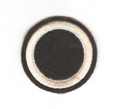 WWII 1st Corps Patch White Back