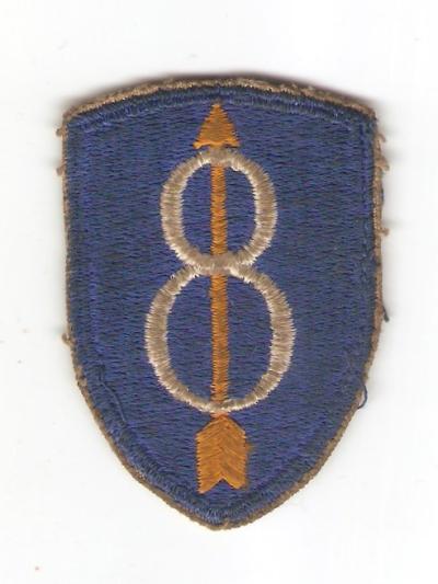 Items For SALE Area-- WWII 8th Infantry Division Patch