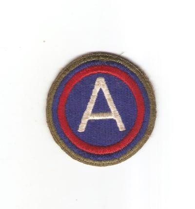 WWII 3rd Army Patch Green Border Variant