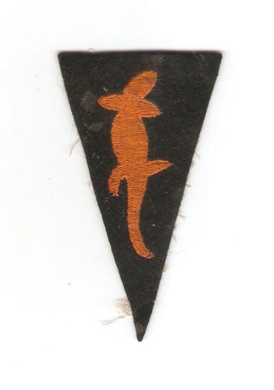 WWI Type Camouflage Corps Felt Patch King