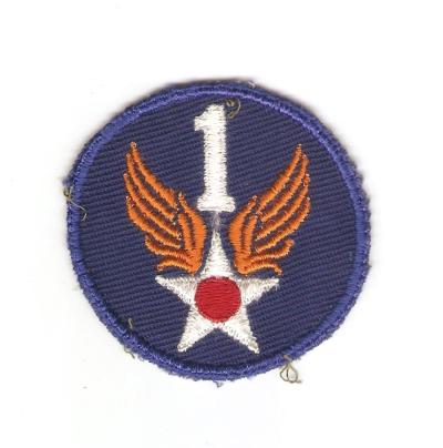 WWII 1st Army Air Force AAF Patch Twill Variant