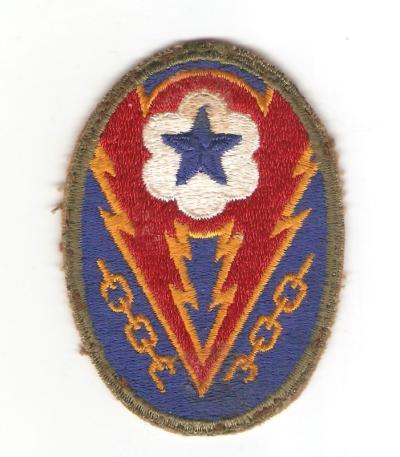 WWII ETO Advanced Base Patch White Back