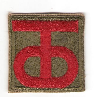 WWII Patch 90th Infantry Division