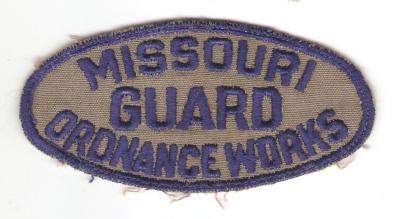 WWII Missouri Ordnance Works Factory Guard Patch