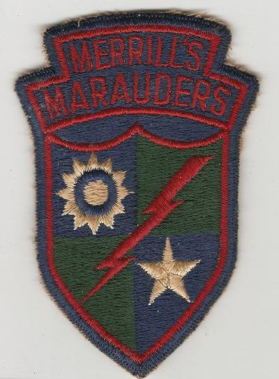 WWII Merrill's Marauders Patch