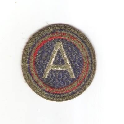 WWII Patch 3rd Army Green Back