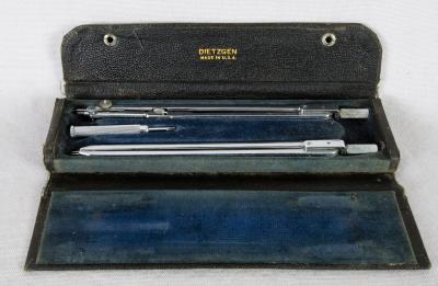 Dietzgen US Navy Navigators Case & Instrument Set