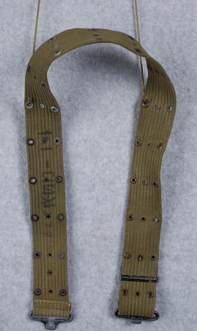 WWII M36 Web Pistol Belt OD Green