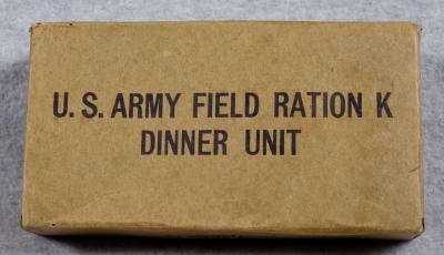 SOLD Archive Area-- WWII US Army Field Ration K Dinner Unit