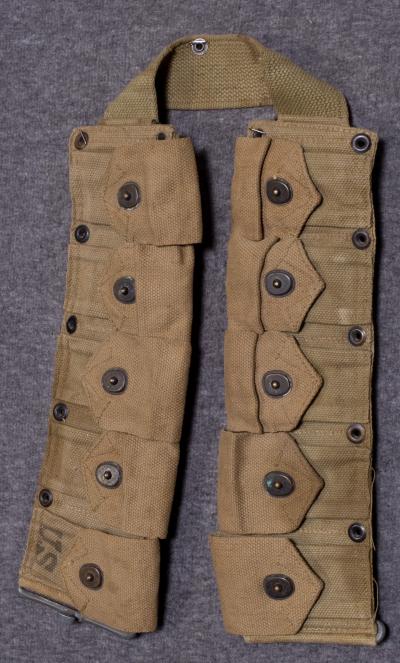 SOLD Archive Area-- WWII M1 Garand Ammo Cartridge Belt