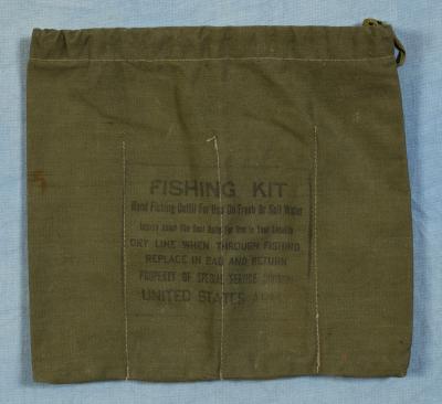 WWII HBT Fishing Kit Bag