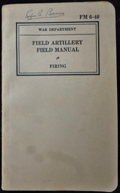 FM 6-40 Manual Field Artillery Firing