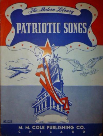 WWII Patriotic Songs Piano Sheet Music