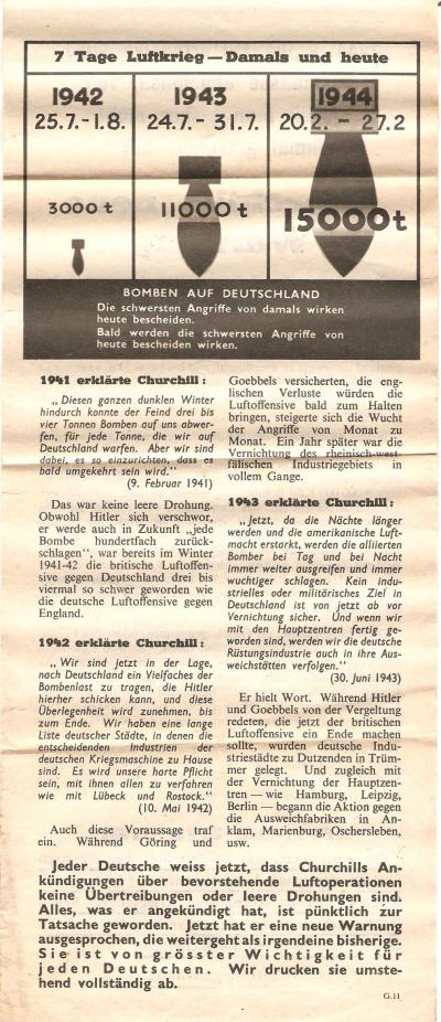 Anti German Propaganda Leaflet Psyops #5