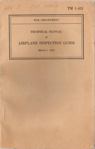 TM 1-415 Manual Airplane Inspection Guide