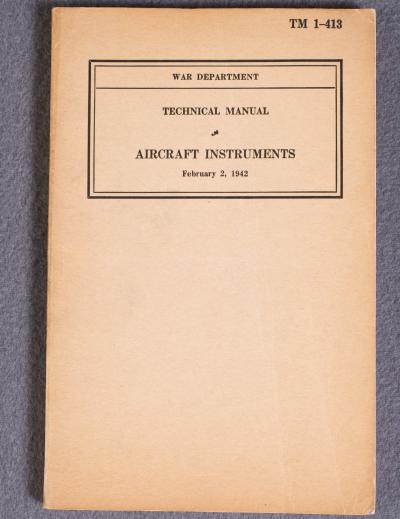 TM 1-413 Manual Aircraft Instruments 1942