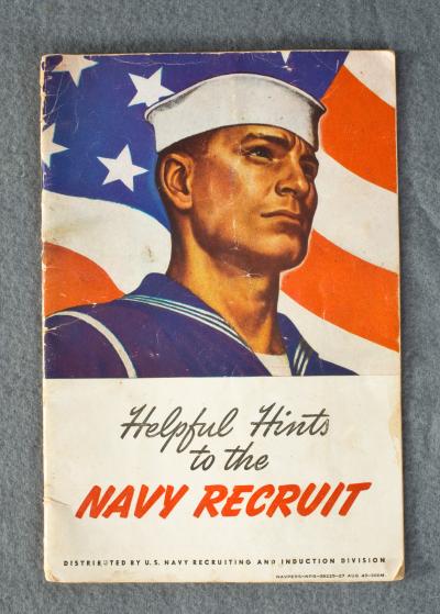 WWII Navy Helpful Hints to the Navy Recruit Book