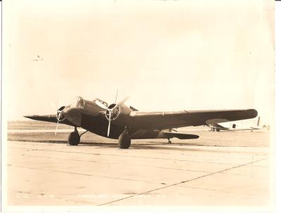 WWII era Martin B-10 Bomber Photograph