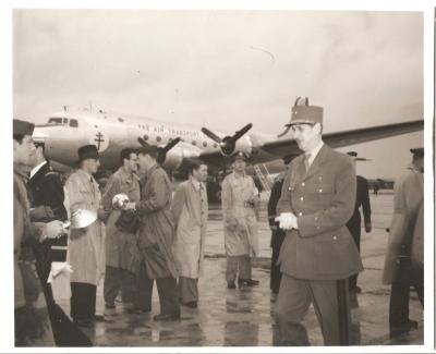 Press Photo Charles De Gaulle Air Transport Cmd