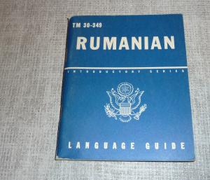 WWII Rumanian Language Guide Manual