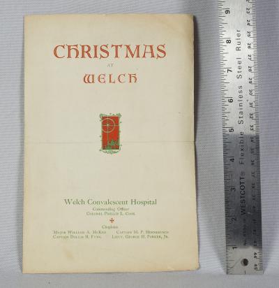 WWII Welch Convalescent Hospital Christmas Program