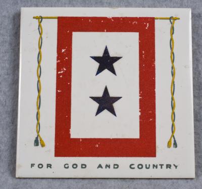 WWII Son in Service Ceramic Tile Plaque