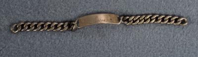 WWII era ID Bracelet Sterling John W. Williams