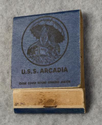 USS Arcadia AD-23 Matchbook