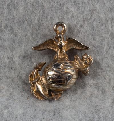 WWII era USMC Marine Corps Sweetheart EGA Pendant 