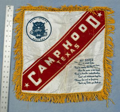 WWII Pillowcase Army Camp Hood Tank Destroyer