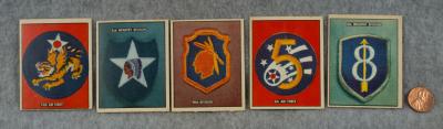 Tops 1950 Freedom's War Card Lot of 5 Patches