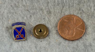 Lapel Pin 10th Mountain Division