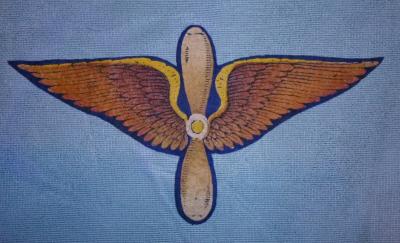 WWII AAF Winged Propeller Insignia