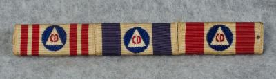 WWII Civil Defense Ribbon Bar Service Awards