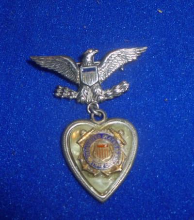 WWII Coast Guard Sweetheart Pin