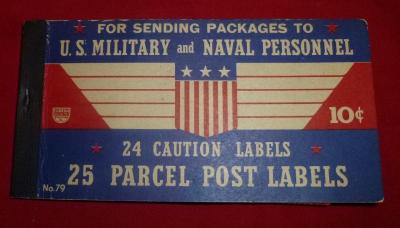 WWII Era Mailing Label Book