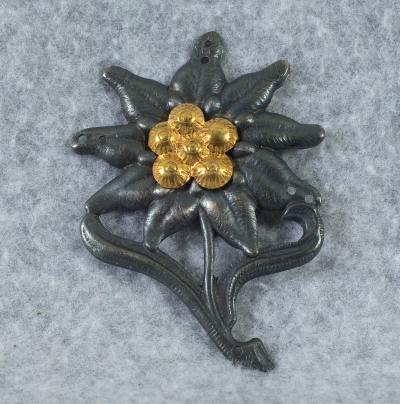 Austrian Edelweiss Cap Badge