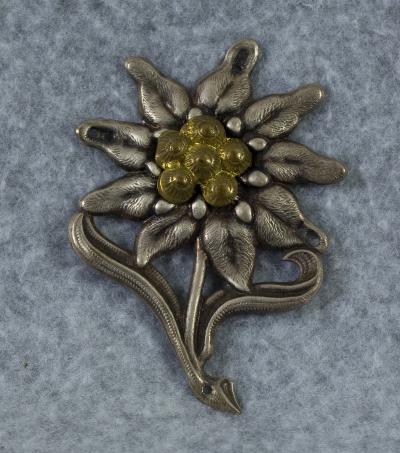 Austrian Edelweiss Cap Badge