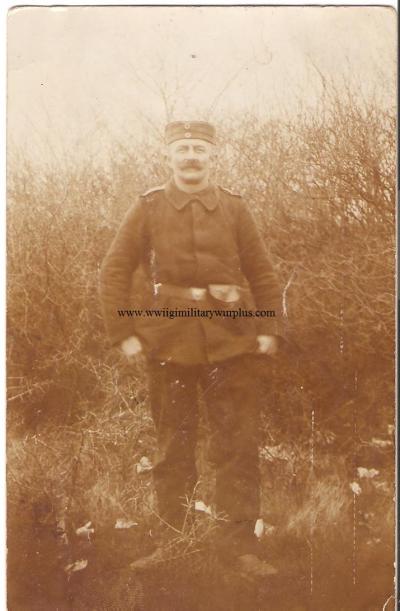 WWI Photo Postcard German Soldier