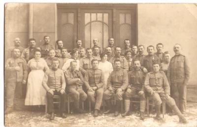 Austo-Hungarian Soldiers Red Cross Photo