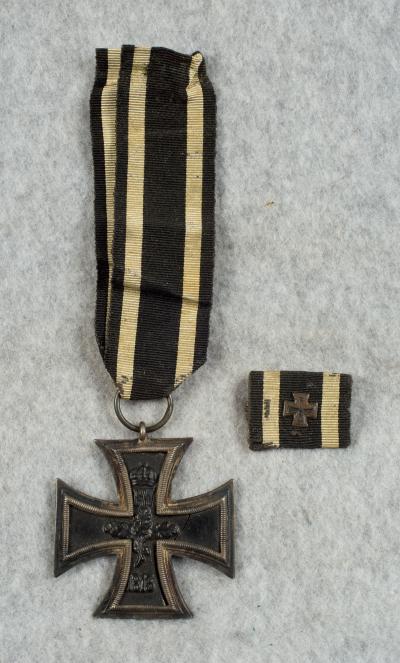 WWI Iron Cross 2nd Class & Ribbon Bar