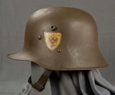 WWI Austrian M17 Army Helmet Restored