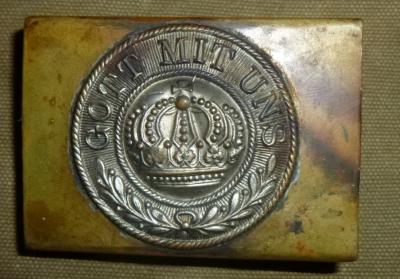 SOLD Archive Area-- WWI Prussian Belt Buckle Left Handed