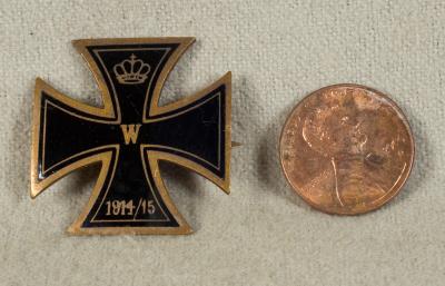 WWI German Iron Cross Patriotic Veterans Pin
