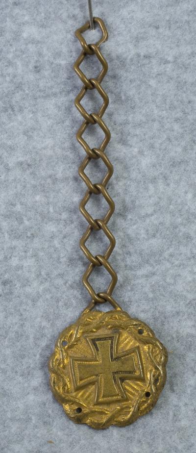 Imperial Iron Cross Watch Fob and Chain